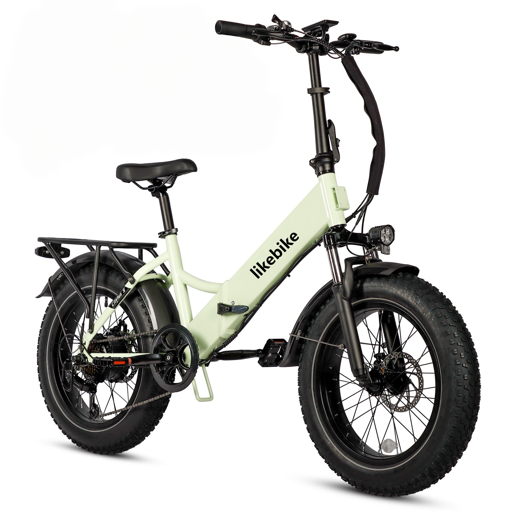 Bicicleta Elétrica Dobrável Cityfun S para Adultos, Ideal para Deslocamentos Urbanos, Motor de 500W, Velocidade Máxima 32 km/h, Autonomia de 46 km, Pneus Antiderrapantes de 20 Polegadas