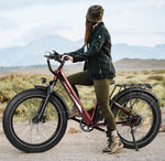Bicicleta Elétrica Likebike Lander S com pneus largos, motor de 500W e bateria de 48V 13Ah