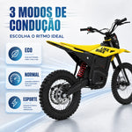 Moto Elétrica Likebike LF01 1000W 48V 23Ah - Off-Road